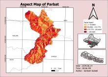 Aspect Map of Parbat District